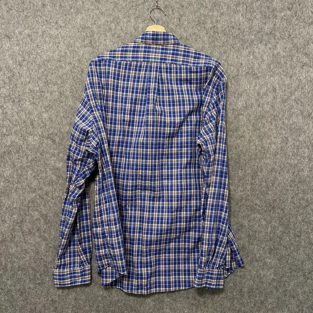 Polo Ralph‎ Lauren Plaid Button Down Shirt Men's XXL Classic Cotton Casual